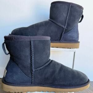 UGG Womens Classic Mini Boots Navy Size7